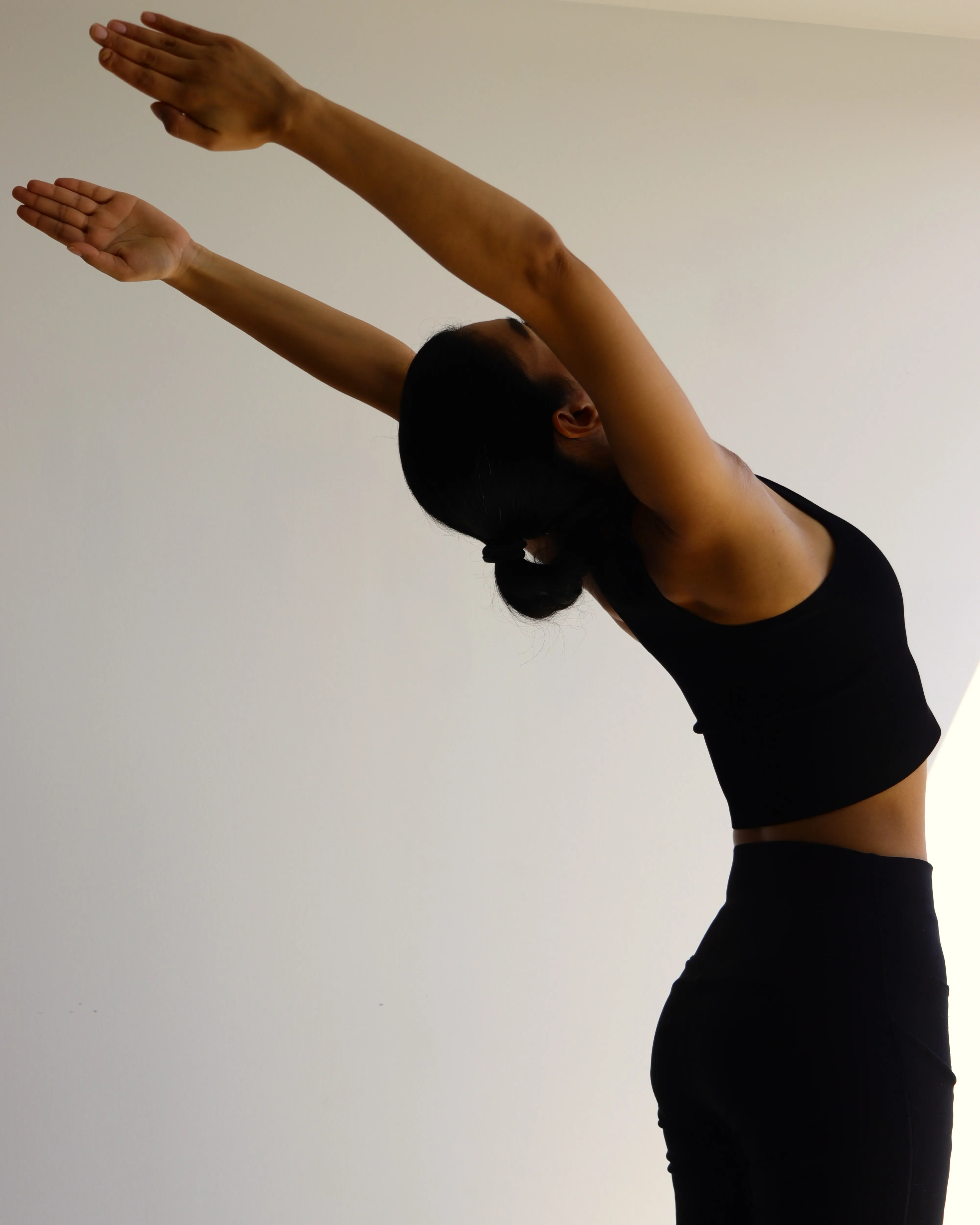 Sun Salutation — grounded standing posture